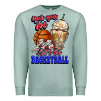 Seafoam Grab your joe let's go Basketball Premium Sweatshirt - NancyCooperArtShop