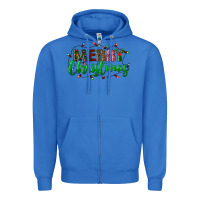 True Royal merry christmas Zipper Hoodie - BundleAndBundleShop