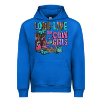 Cobalt long live the cowgirls olivia Urban Hoodie - OliviaCreatesArt