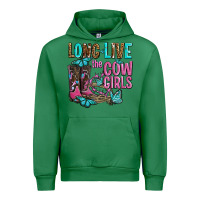 Emerald long live the cowgirls olivia Urban Hoodie - OliviaCreatesArt