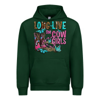 Forest Green long live the cowgirls olivia Urban Hoodie - OliviaCreatesArt