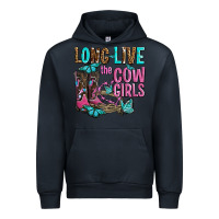 Navy long live the cowgirls olivia Urban Hoodie - OliviaCreatesArt