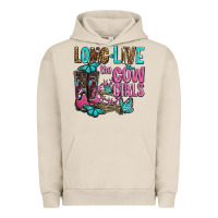 Pigment French Oak long live the cowgirls olivia Urban Hoodie - OliviaCreatesArt