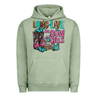 Pigment Oil Green long live the cowgirls olivia Urban Hoodie - OliviaCreatesArt