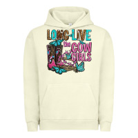 Pigment Pistachio long live the cowgirls olivia Urban Hoodie - OliviaCreatesArt