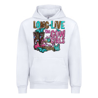 White long live the cowgirls olivia Urban Hoodie - OliviaCreatesArt