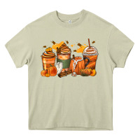 Mossy pumpkin spice latte coffee cups Heavy Core Tee - Zillion Design Studio