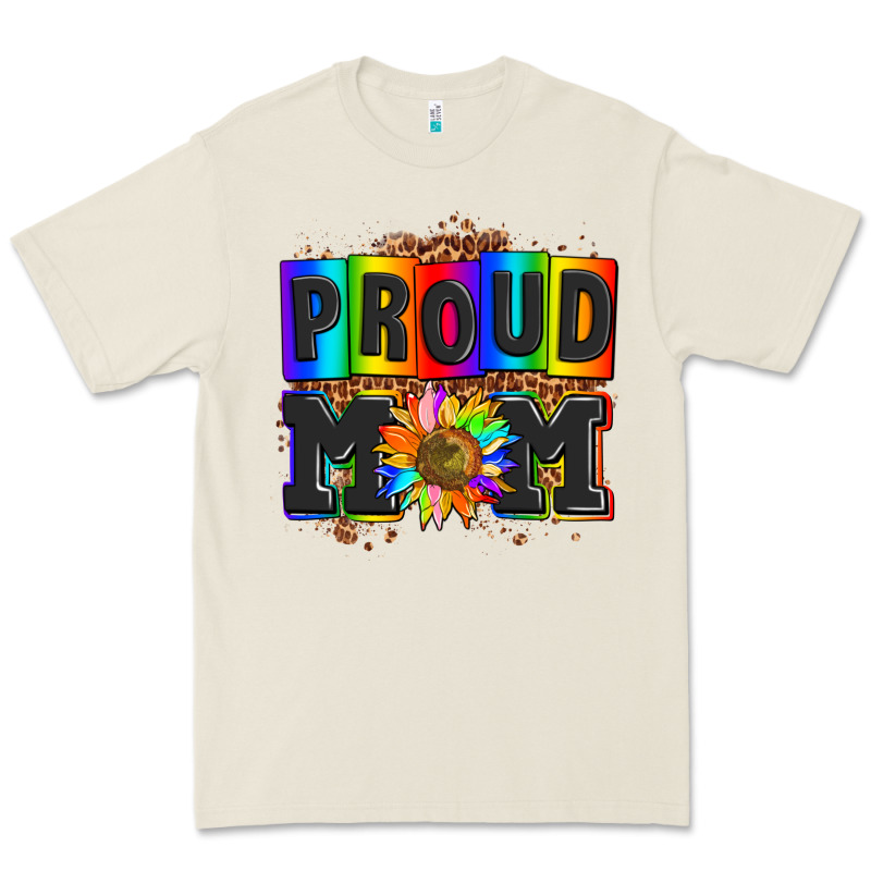 Proud Mom With Sunflower Premium Tee by AdoDesignShop | Teevron