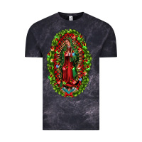 Cloud Black our lady of guadalupe christmas Vintage Tee - Jasminsmagicworld