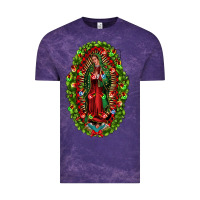 Cloud Purple our lady of guadalupe christmas Vintage Tee - Jasminsmagicworld