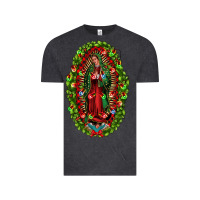 Vintage Black our lady of guadalupe christmas Vintage Tee - Jasminsmagicworld