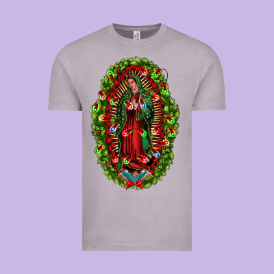 Our Lady Of Guadalupe Christmas Vintage Tee Designed By Jasminsmagicworld