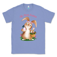 Colony Blue Babies First Easter Girls Classic Tee - Jasminsmagicworld