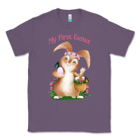 Lavender Babies First Easter Girls Classic Tee - Jasminsmagicworld