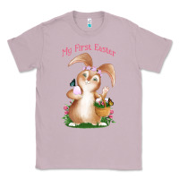 Lilac Babies First Easter Girls Classic Tee - Jasminsmagicworld