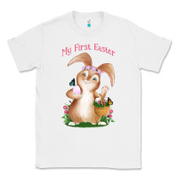 White Babies First Easter Girls Classic Tee - Jasminsmagicworld