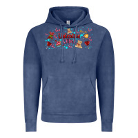 Vintage Denim love vibes and valentines Vintage Hoodie - AdoDesignShop