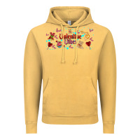 Vintage Mustard love vibes and valentines Vintage Hoodie - AdoDesignShop