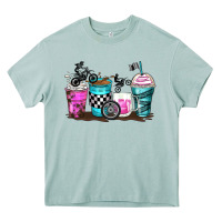 Arona motocross coffee cups Heavy Core Tee - Zillion Design Studio