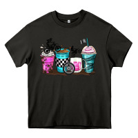 Asphalt motocross coffee cups Heavy Core Tee - Zillion Design Studio