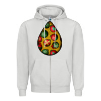 Dove Grey christmas  teardrop Zipper Hoodie - BundleAndBundleShop