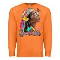 Carrot summer afro Premium Sweatshirt - NancyCooperArtShop