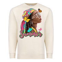 Sandshell summer afro Premium Sweatshirt - NancyCooperArtShop