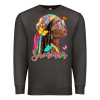 Smoke summer afro Premium Sweatshirt - NancyCooperArtShop