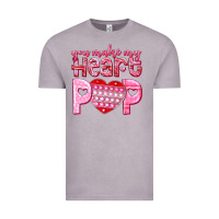 Vintage Zinc you make my heart pop Vintage Tee - NancyCooperArtShop
