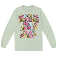 Matcha i got 99 problems and i caused all of them Long Sleeve Tee - MaliasSmallBusiness