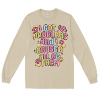 Mushroom i got 99 problems and i caused all of them Long Sleeve Tee - MaliasSmallBusiness