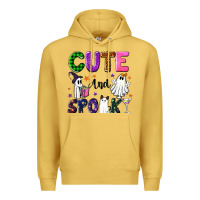 Antique Gold Cute and spooky Premium Hoodie - NancyCooperArtShop