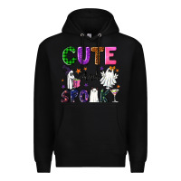Black Cute and spooky Premium Hoodie - NancyCooperArtShop