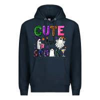 Navy Cute and spooky Premium Hoodie - NancyCooperArtShop