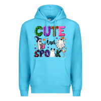 Ocean Blue Cute and spooky Premium Hoodie - NancyCooperArtShop