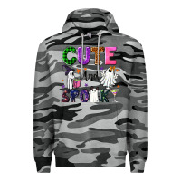 Slate Camo Cute and spooky Premium Hoodie - NancyCooperArtShop