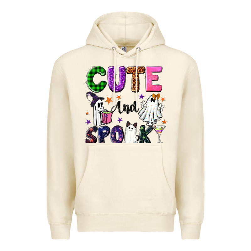Cute And Spooky Premium Hoodie by NancyCooperArtShop | Teevron