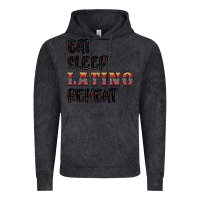 Eat Sleep Latino Repeat Vintage Hoodie | Teevron