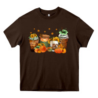 Fall Coffee Cups Heavy Core Tee | Teevron