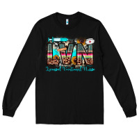 Black lvn licensed vocational nurse Long Sleeve Tee - JahusDesignShop