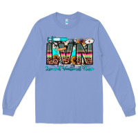Colony Blue lvn licensed vocational nurse Long Sleeve Tee - JahusDesignShop