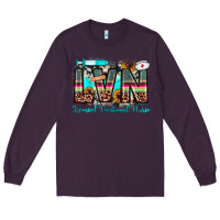 Plum lvn licensed vocational nurse Long Sleeve Tee - JahusDesignShop