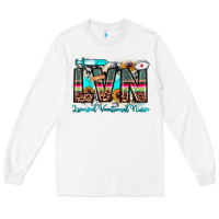 White lvn licensed vocational nurse Long Sleeve Tee - JahusDesignShop