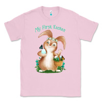 Bubblegum Pink Babies First Easter Boys Classic Tee - Jasminsmagicworld