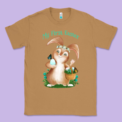 Babies First Easter Boys Classic Tee Designed By Jasminsmagicworld