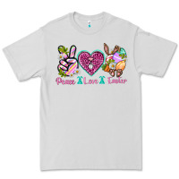 Dove Grey Peace Love Easter Premium Tee - Neo Western