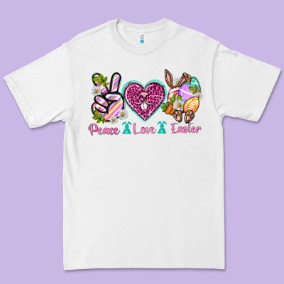 Peace Love Easter Premium Tee Designed By Neo Western