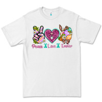 White Peace Love Easter Premium Tee - Neo Western