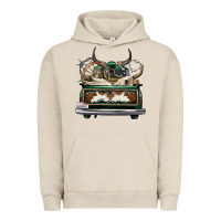 Pigment French Oak cowhide and hunter truck olivia Urban Hoodie - OliviaCreatesArt