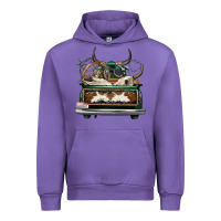 Tulip cowhide and hunter truck olivia Urban Hoodie - OliviaCreatesArt